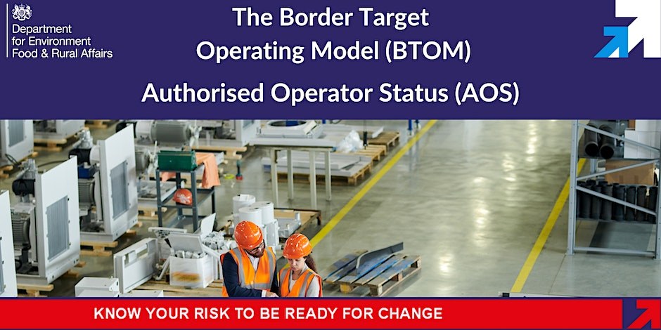 Defra Webinar - BTOM: The Authorised Operator Status (AOS) proposal