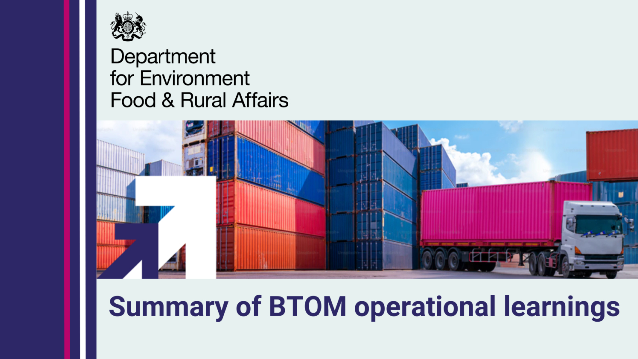 Summary of BTOM operational learnings and commonly asked queries since 30 April