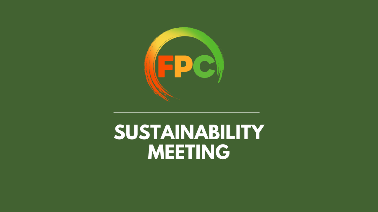 FPC Sustainability Meeting January 21st 2025 - Minutes and Presentations