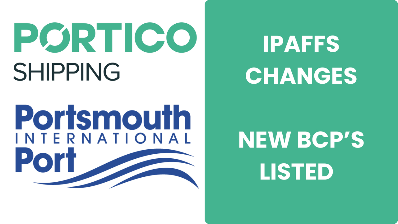 IPAFFS change – plants and plant products