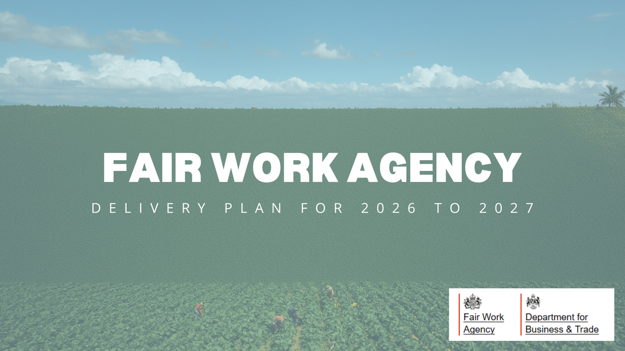 Fair Work Agency Delivery Plan 2026 to 2027 Published