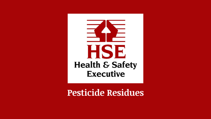 HSE Pesticide Residues - Rolling Reporting Data - May 2024