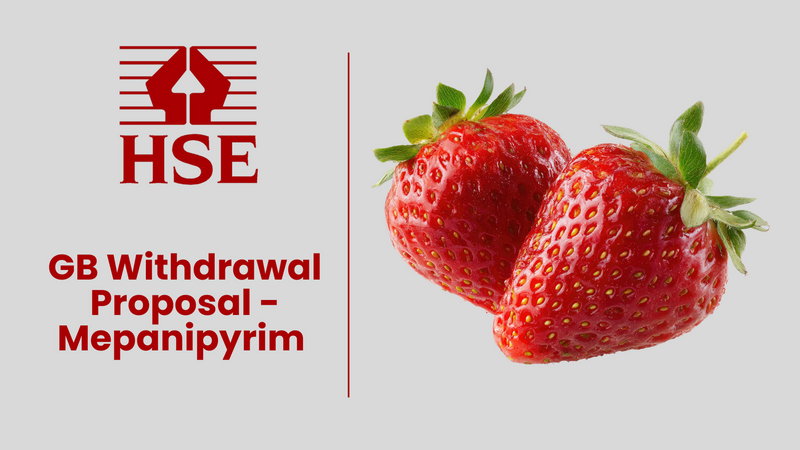 HSE Proposal to withdraw approval of the active substance mepanipyrim